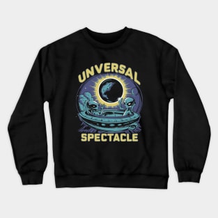 Eclipse Viewing Alien Encounter Crewneck Sweatshirt